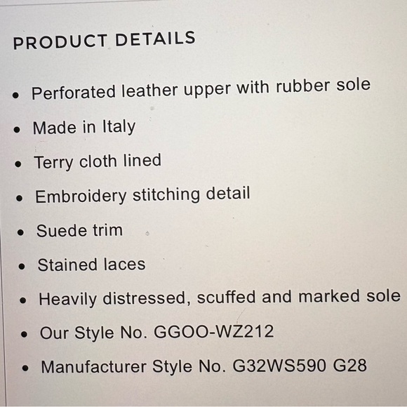 Golden Goose Stitched Red Heart / Star Superstar Size 35 - Picture 14 of 14